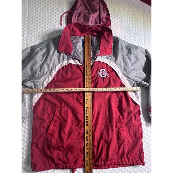 Vintage 90’s 5star Starter Ohio State University Zip-Up HoodedJacket Size Large - Picture 3 of 10